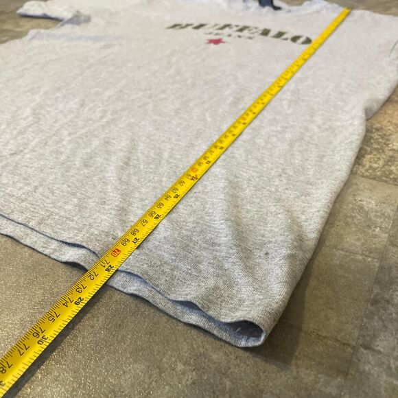 buffalo jeans camo logo graphic tee with pink glittery star size extra large - Picture 7 of 8